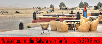 Wüstentour in die Sahara von Tarifa - ...... ab 329 Euros.